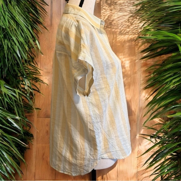 PATAGONIA Women’s Lightweight A/C® Shirt - Cali Stripe: Isla Yellow - XS - Picture 7 of 16